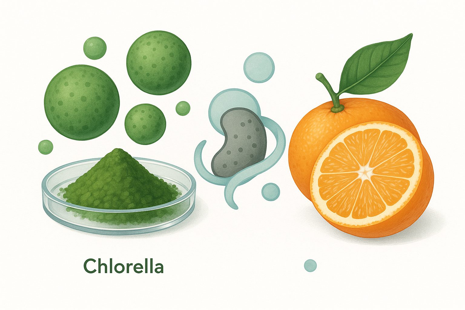 Chlorella and Modified Citrus Pectin: Gentle Binders