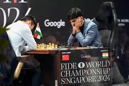 India Celebrates as Chess Prodigy Gukesh Dommaraju Shatters Records at 18: Youngest World Champion Ever After Stunning Comeback Win Over Ding Liren in Singapore