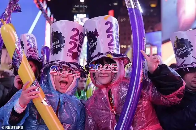 Millions Brave Storms, Pack Iconic Streets Worldwide to Ring in 2025—Times Square Stuns Despite Thunder and Rain!