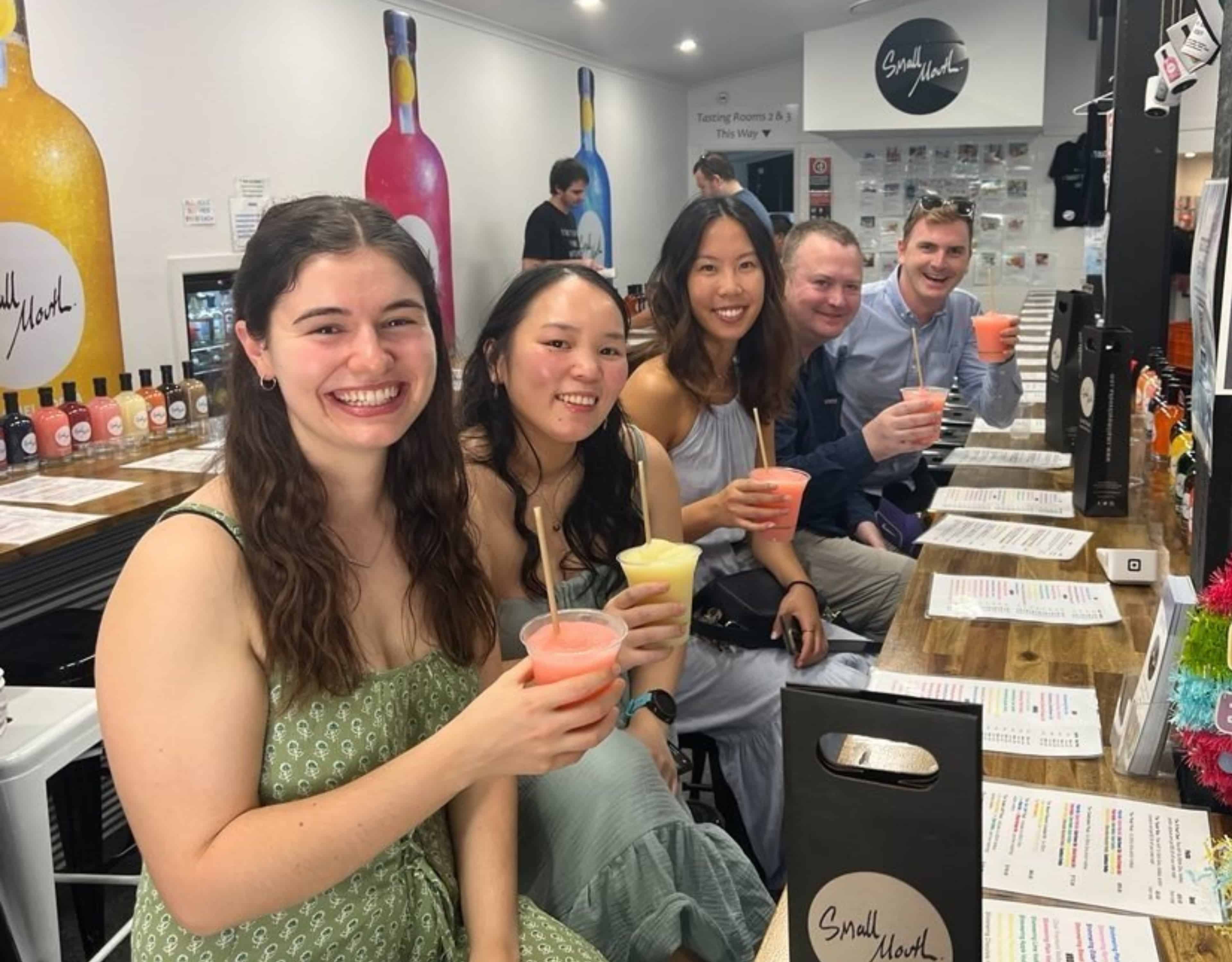 Enjoy a fun wine tasting experience with friends at Newy Tour Co. in Hunter Valley, featuring local wines and vibrant atmosphere for wine lovers and tourists.
