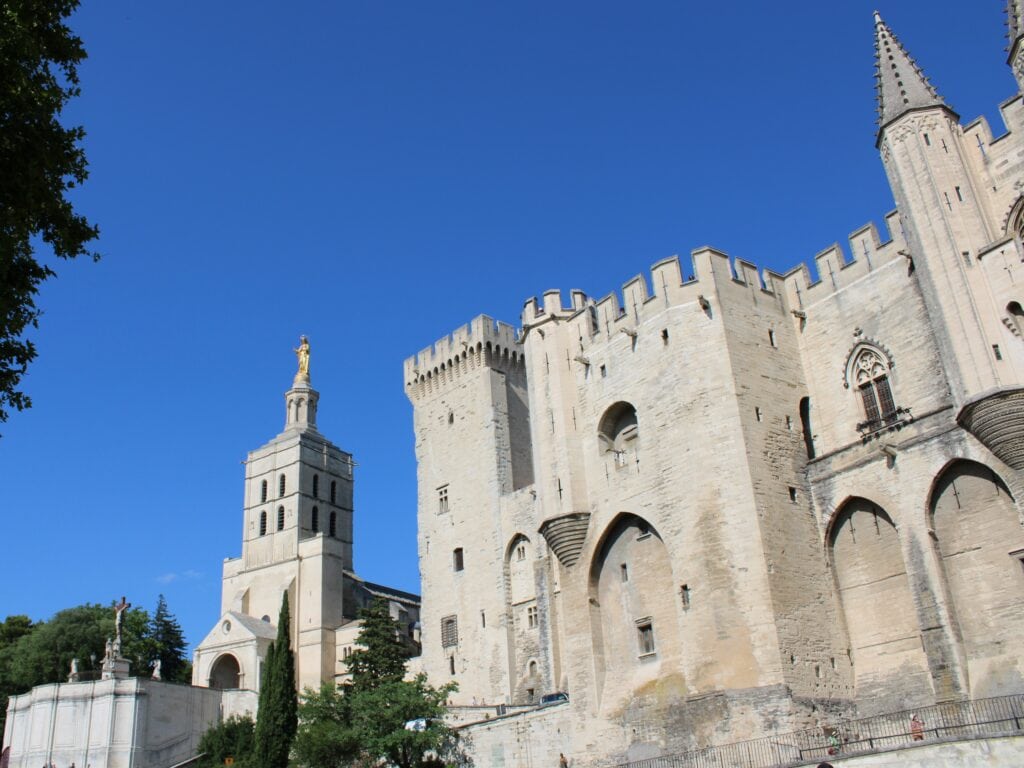 Palace the popes attraction in Avignon