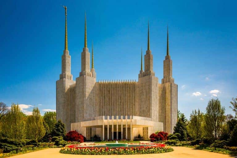 The Washington D.C. Temple in Kensington