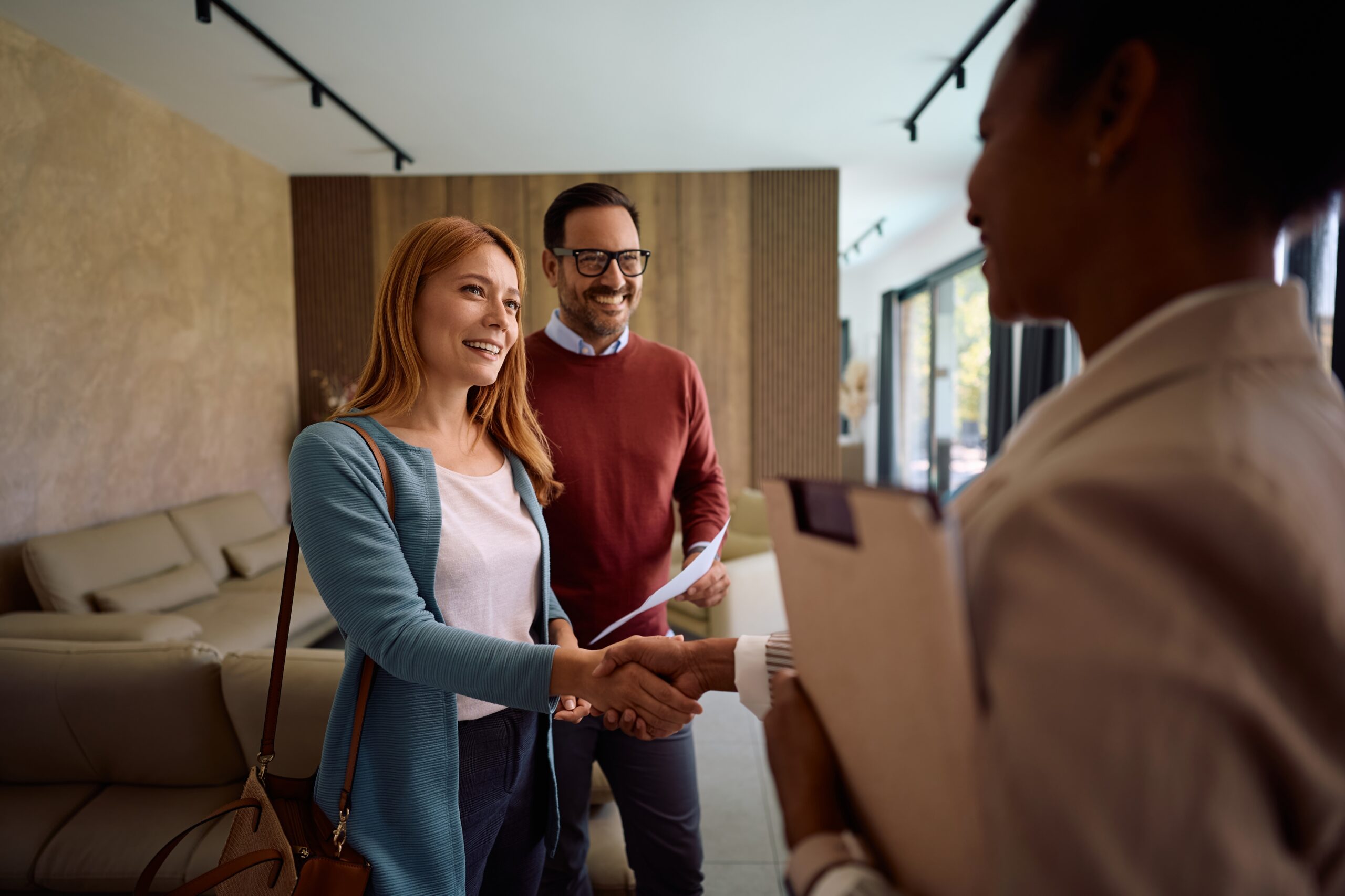 Home inspector performing a Walk and Talk consultation