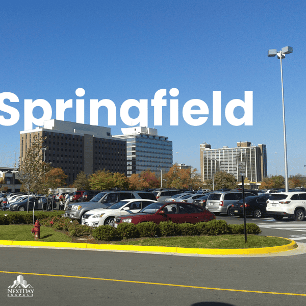Springfield, Virginia — aerial view of the community in Fairfax County