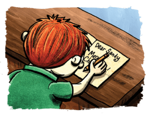 Tommy Pickles writing card to Sandy