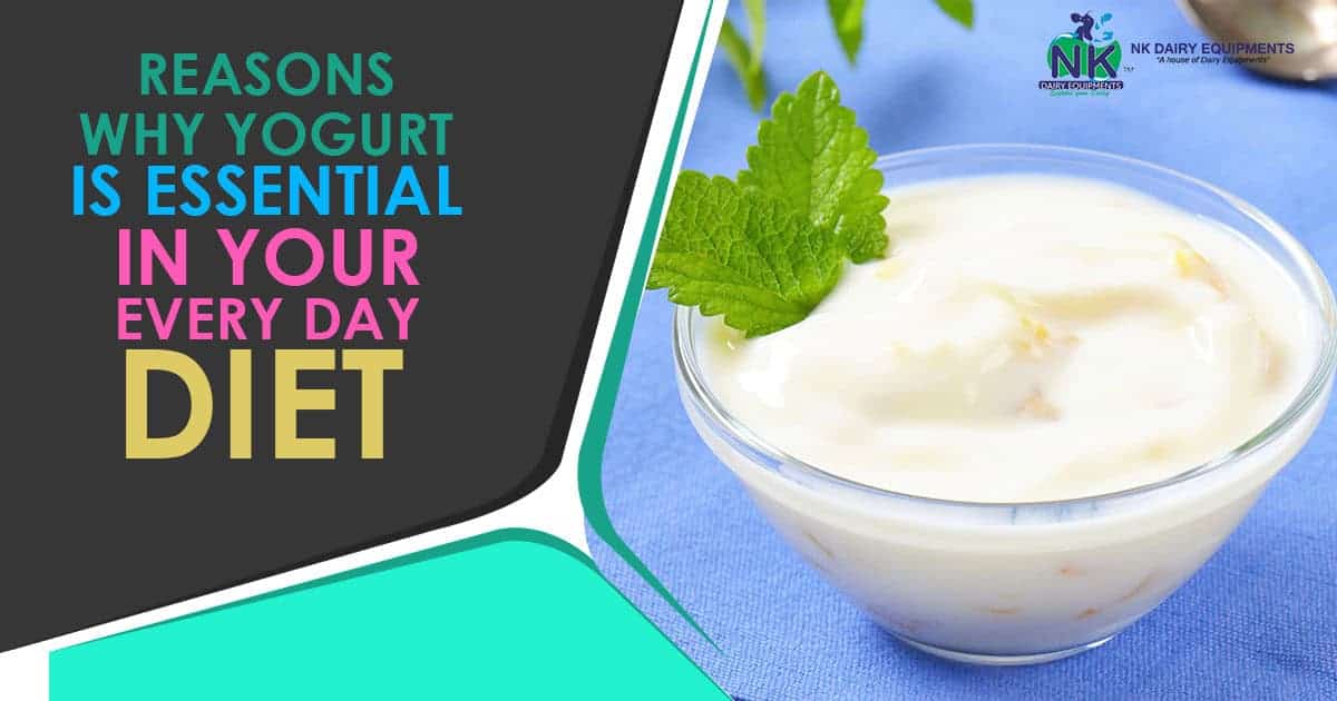 Creamy yogurt in a glass bowl garnished with mint leaves, promoting healthy dairy choices.