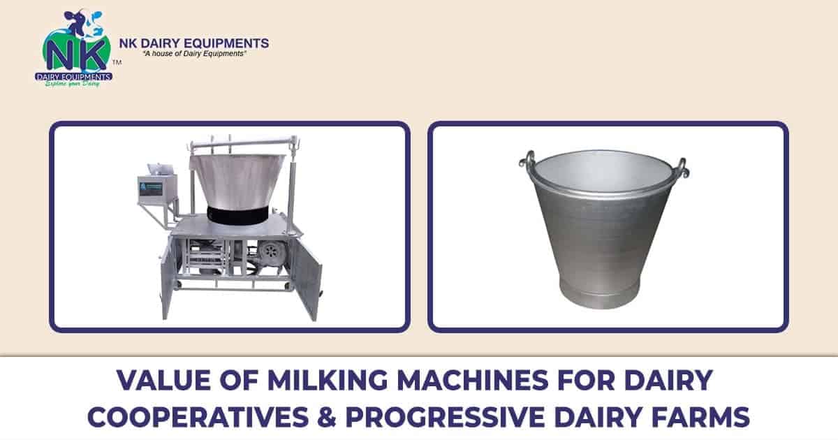 High-quality milking machine with stainless steel components for dairy farms and cooperatives.