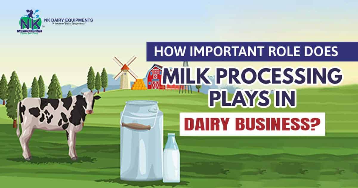 Fresh milk processing equipment for dairy farms by NK Dairy Equipments.