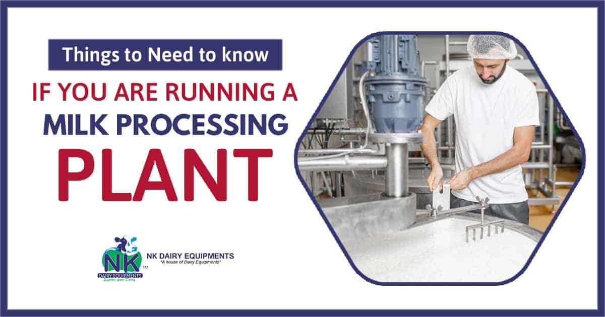 Milk processing plant machinery and equipment for dairy industry.