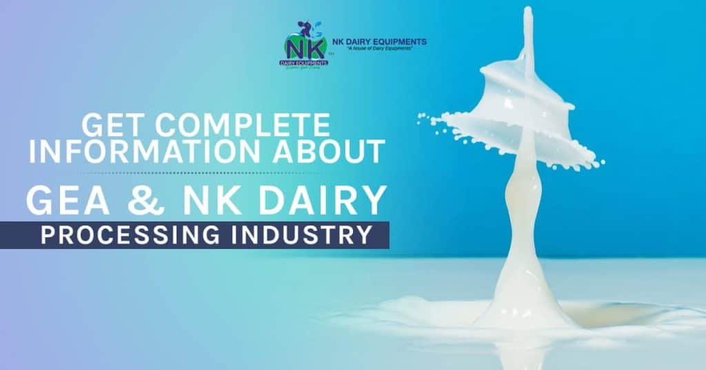 Complete dairy processing equipment by NK Dairy Equipments.