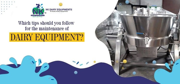 Stainless steel dairy equipment for milk processing and storage.