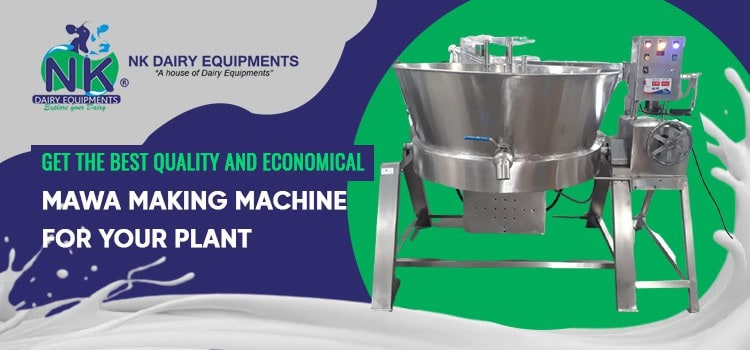 Stainless steel Mawa making machine for dairy plant - NK Dairy Equipments.