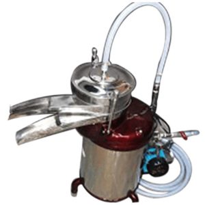 Stainless steel milk cream separator machine for dairy processing.