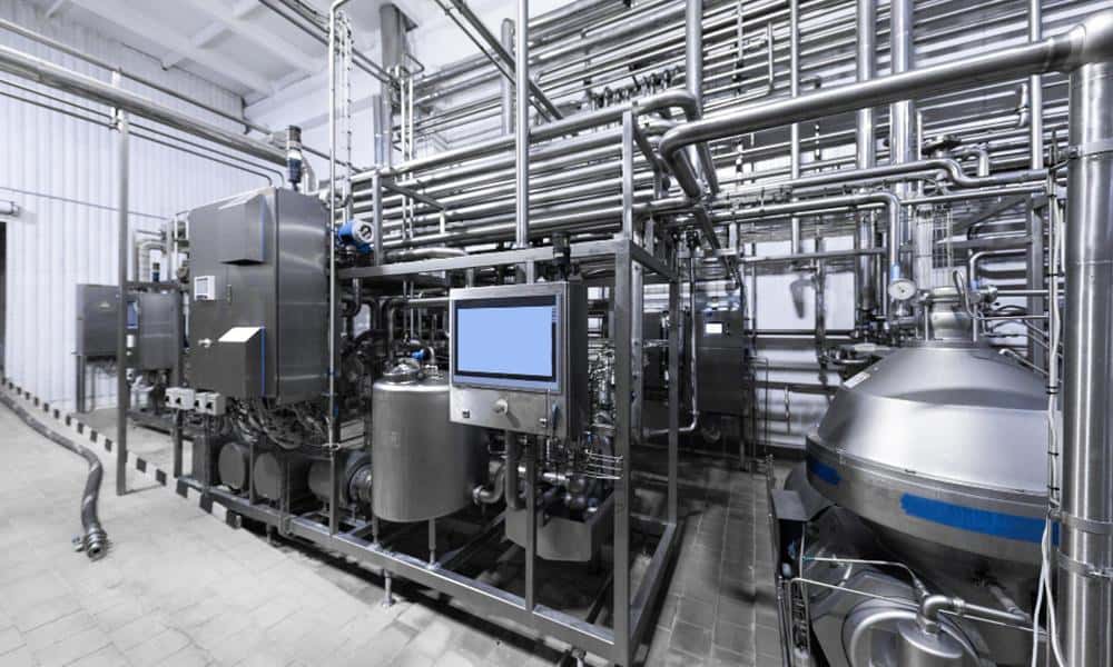 High-tech dairy processing equipment from NK Dairy Equipments for efficient milk production and processing.