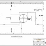 BMC milk storage tank layout for dairy farm, with dimensions and air ventilation details.
