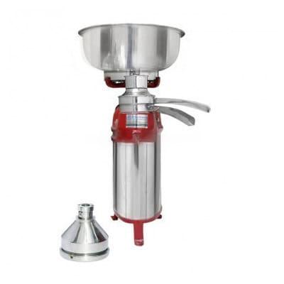 High-capacity stainless steel milk cream separator for dairy processing and milk separation.