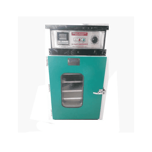 Stainless steel milk pasteurizer for dairy processing and hygiene.