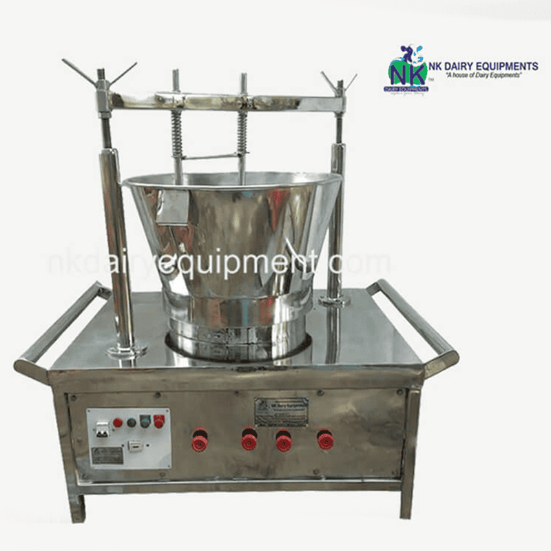 Industrial dairy processing equipment for milk fat separation and cream skimming.