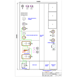 High-quality dairy processing equipment layout for efficient milk production and packaging.