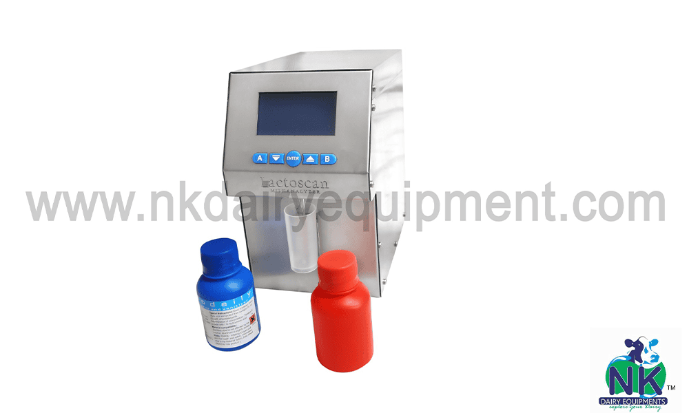 Automatic milk testing software for dairy farm quality control.