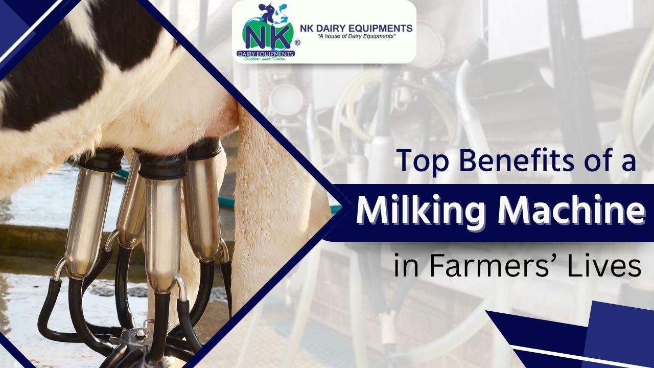 High-quality milking machine for dairy farms, designed to improve milk production efficiency.