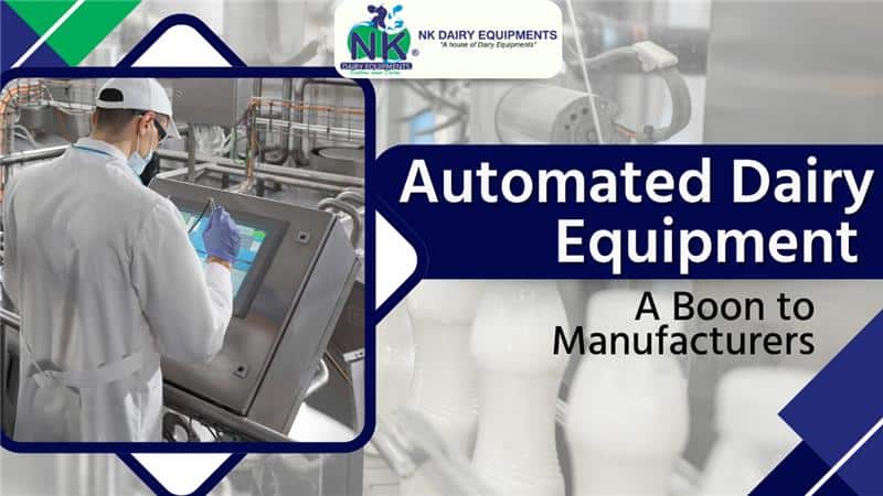 High-tech automated dairy equipment for efficient milk production and processing.