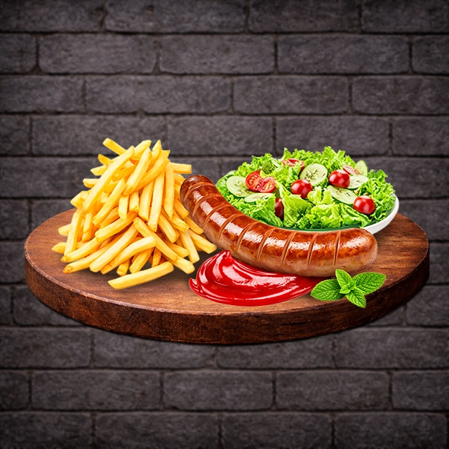 Knackwurst med pommes