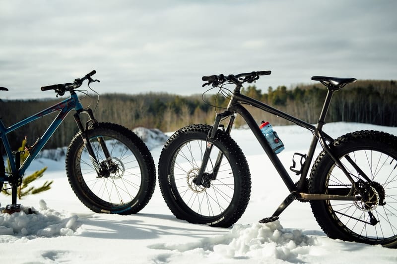 picture of fat tire snow bike