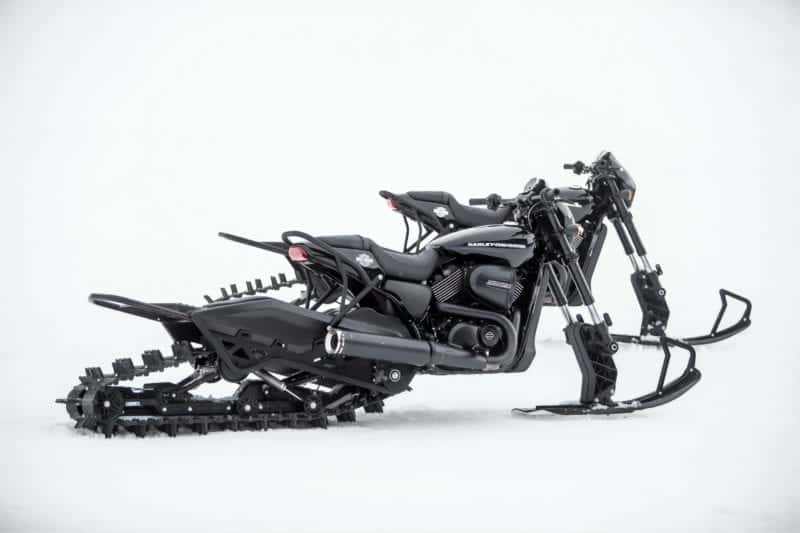 this is a picture of a snowmobile which is a winter activity