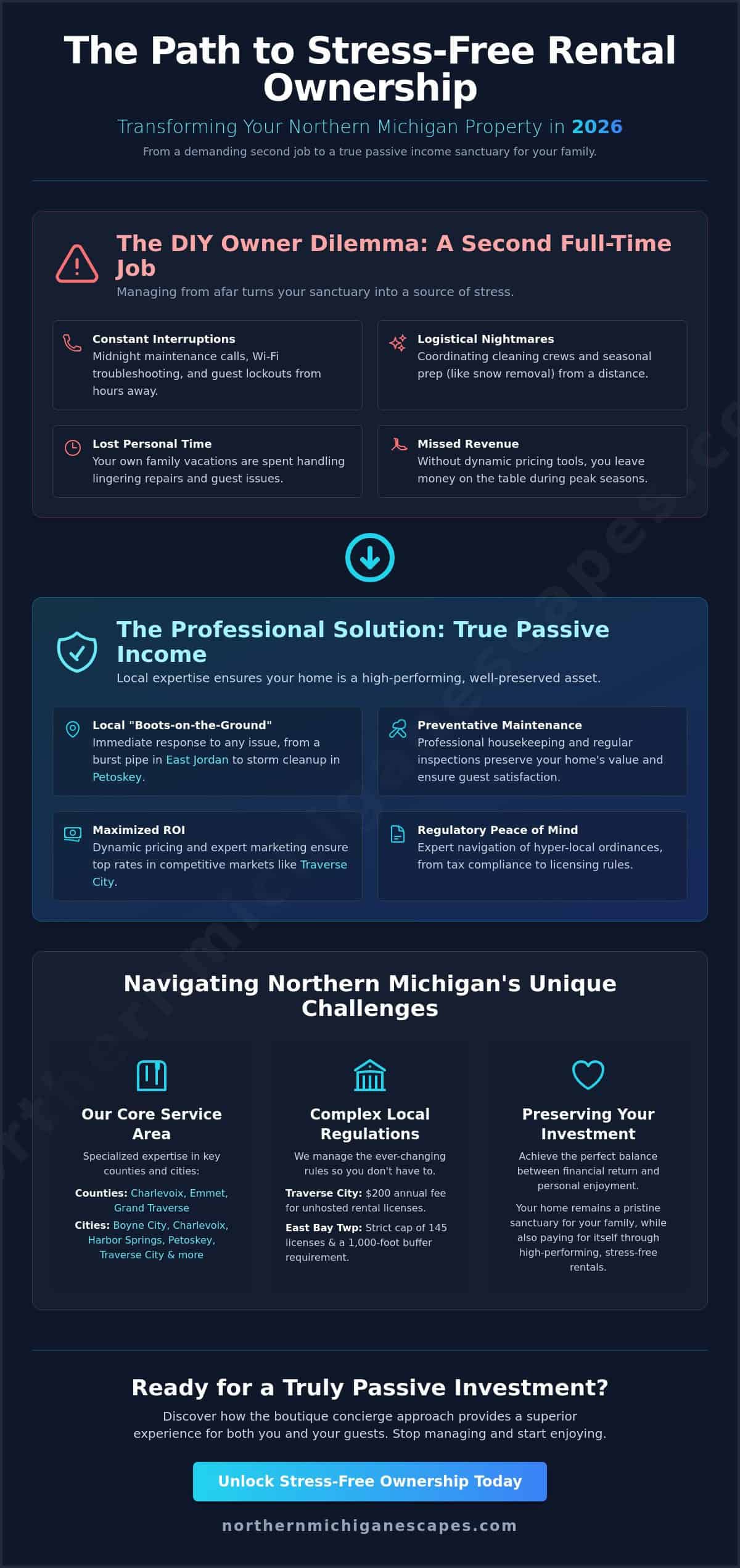 Stress-Free Rental Property Ownership: The 2026 Guide to Northern Michigan Investments