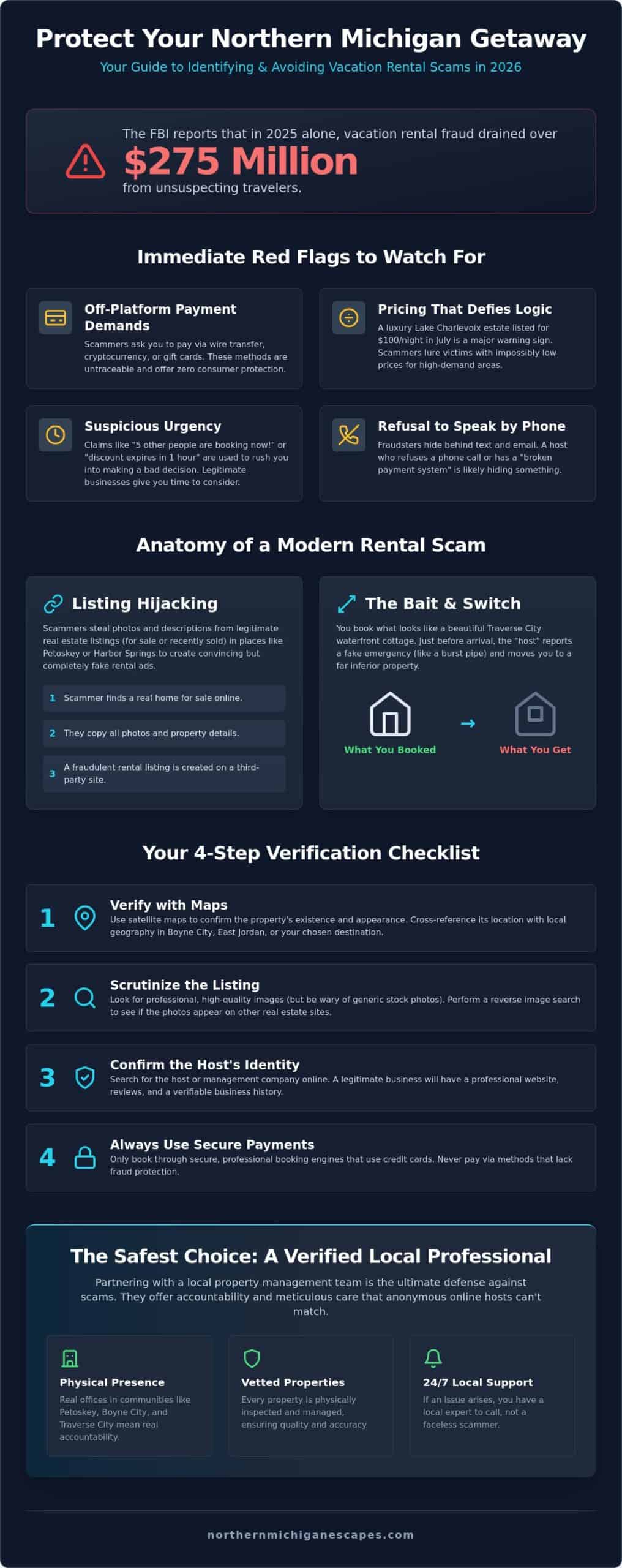 How to Avoid Vacation Rental Scams Online for Your 2026 Getaway