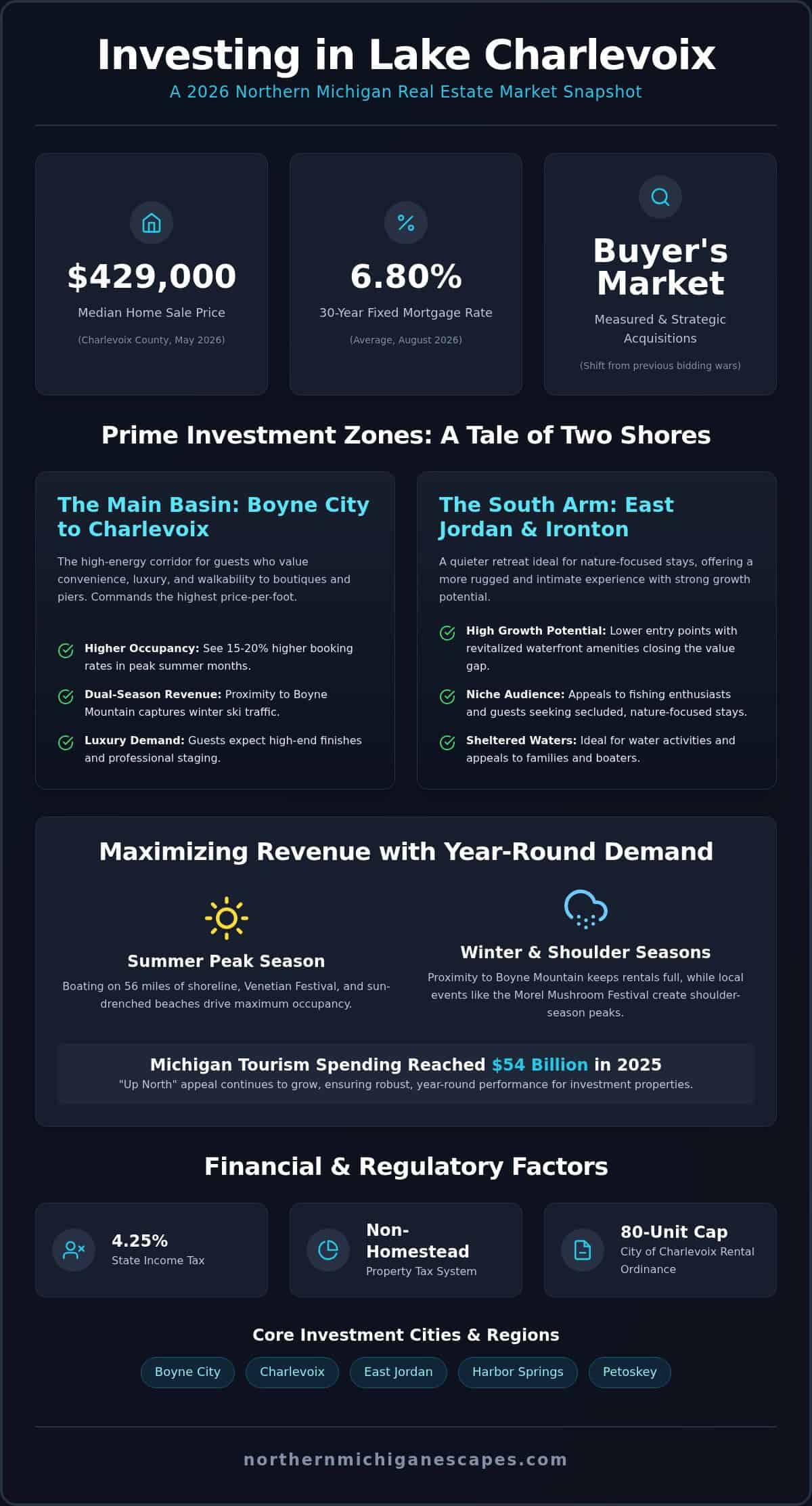 Lake Charlevoix Investment Properties: The 2026 Guide to ROI and Waterfront Luxury