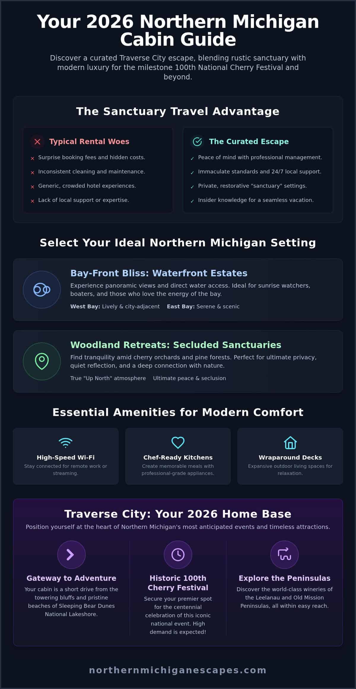 Traverse City Cabins: 2026 Guide to Your Up North Escape