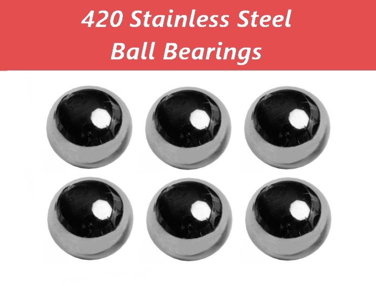 Hardened Stainless 420 Steel Ball Bearings