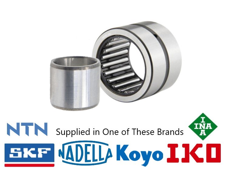 NA4901 Branded Needle Roller Bearing With Shaft Sleeve 12x24x13mm