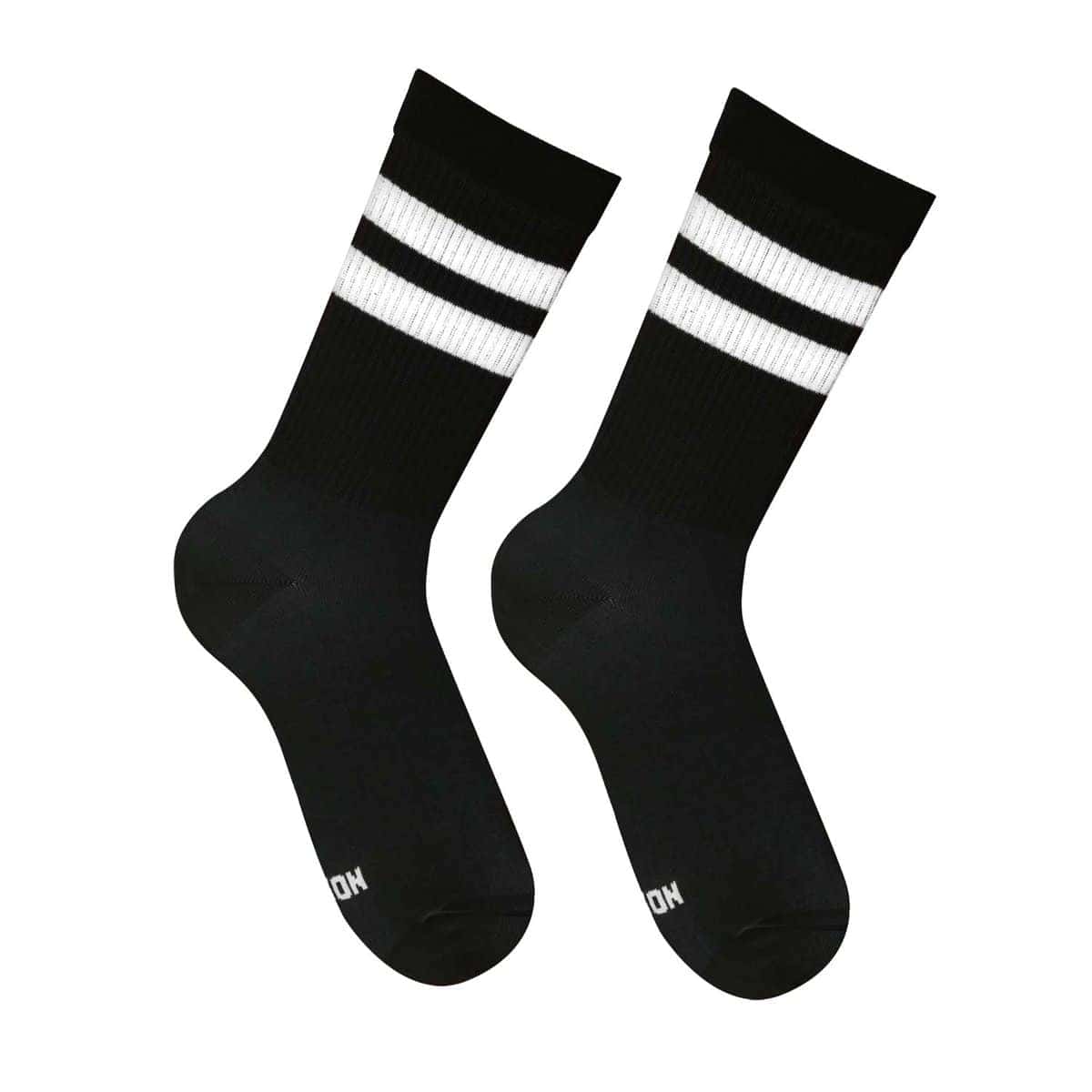 Black Essential (white stripes) шкарпетки NOSKAR