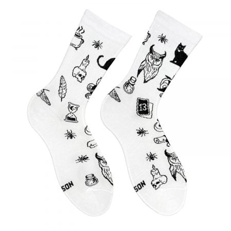 Magic Tattoo White шкарпетки NOSKAR