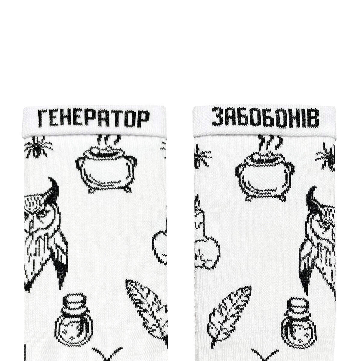 Magic Tattoo White шкарпетки NOSKAR