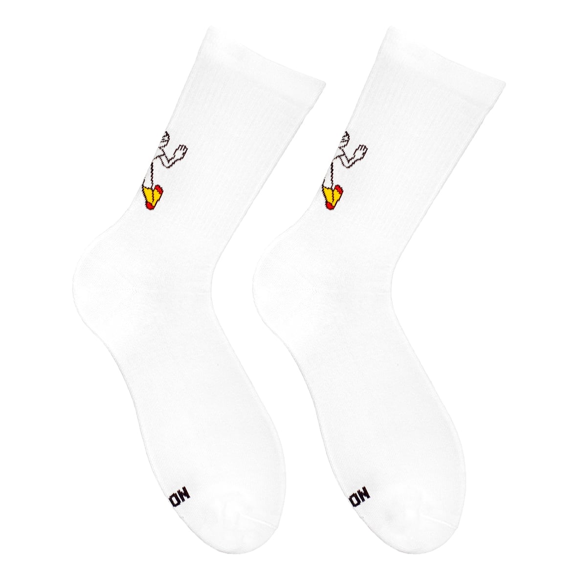Noskar Logo Essentials White шкарпетки NOSKAR