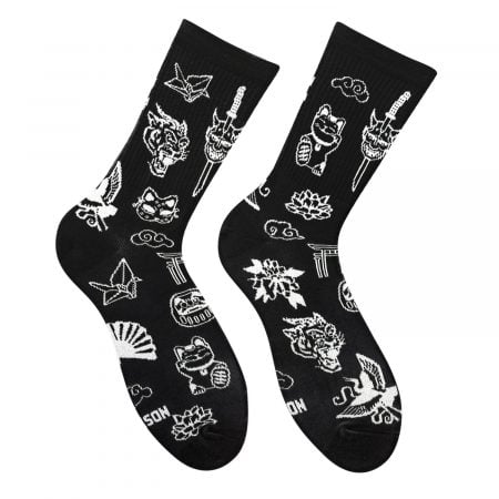Yakuza Tattoo Black шкарпетки NOSKAR