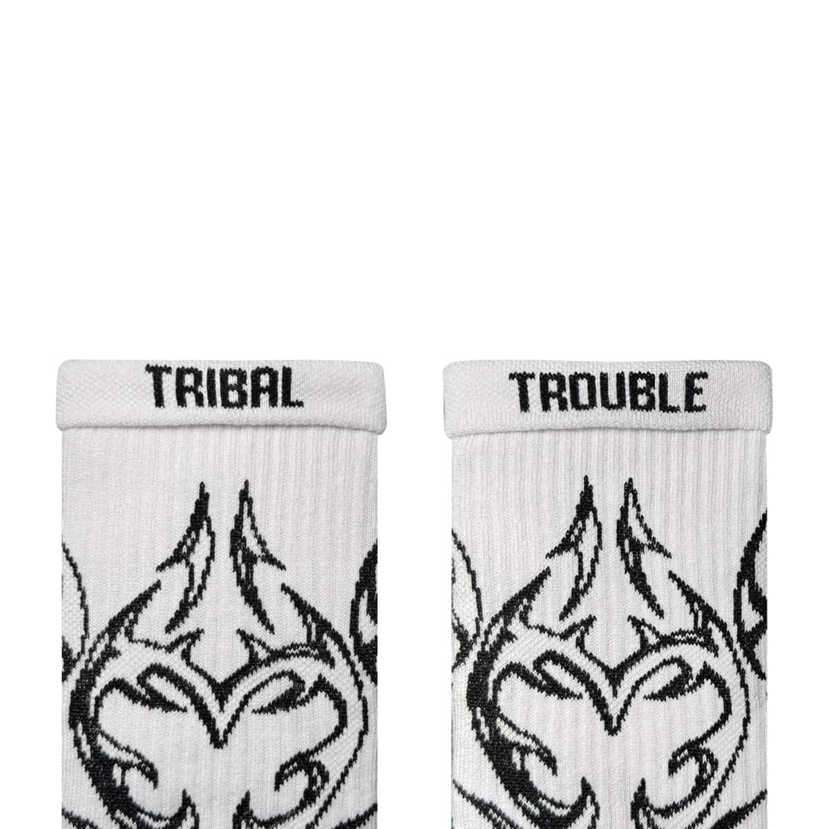 Tribal Tattoo White шкарпетки NOSKAR