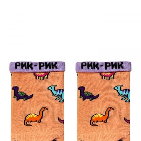 Дитячі “Peach Dinosaurs” шкарпетки NOSKAR