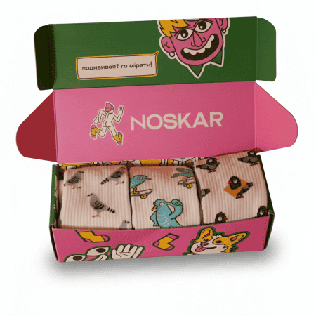 Подарунок “Курлик” шкарпетки NOSKAR