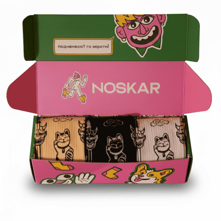 Подарунок “Yakuza Tattoo” шкарпетки NOSKAR