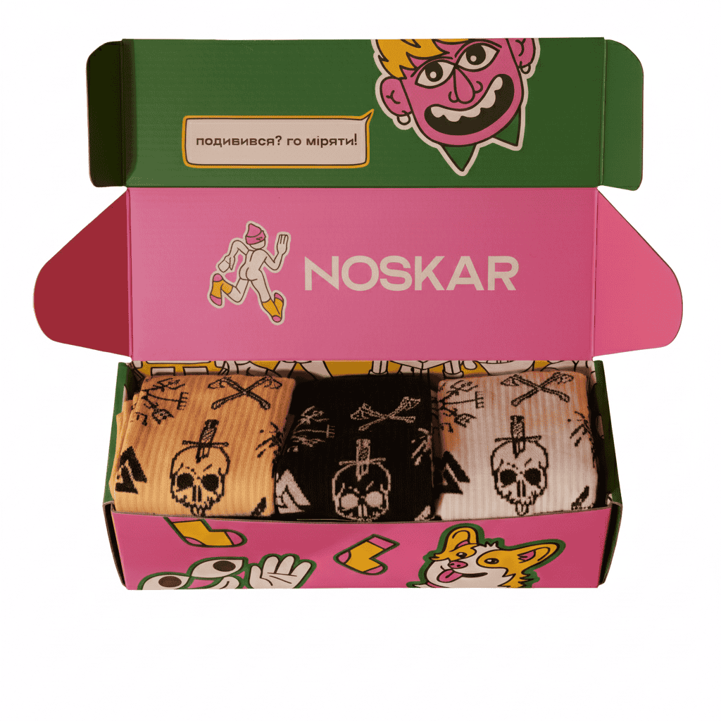 Подарунок “Nordic Tattoo” шкарпетки NOSKAR