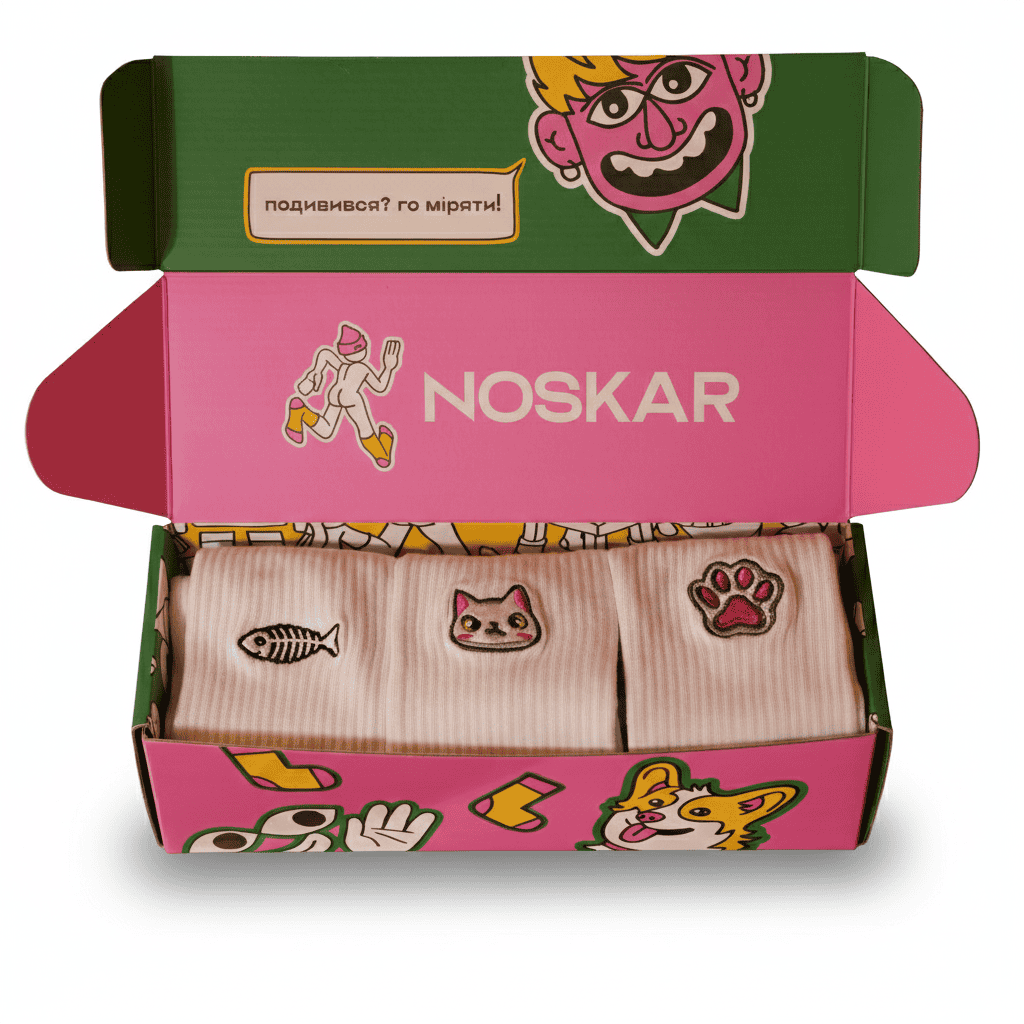 Подарунок “Няв” шкарпетки NOSKAR