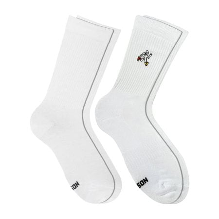 Набір “White Warm and Logo Embroidery” шкарпетки NOSKAR