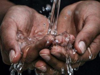 HANDS CLEANING WITH WATER, environmental hygiene, sustainable practices, water conservation, cleanliness and health.