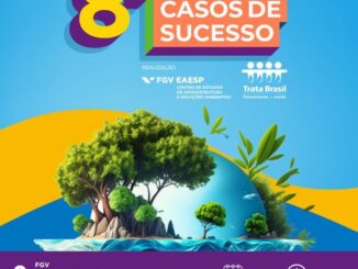 Árvore exuberante ao lado de um rio com cenário natural vibrante, promovendo celebração de projetos sustentáveis e ambientais no Prêmio Cases de Sucesso.