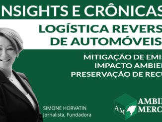 Logística reversa de automóveis, insights e cronicas sobre mitigaçao de emissões, impacto ambiental e preservação de recursos com especialista Simone Horvatin.